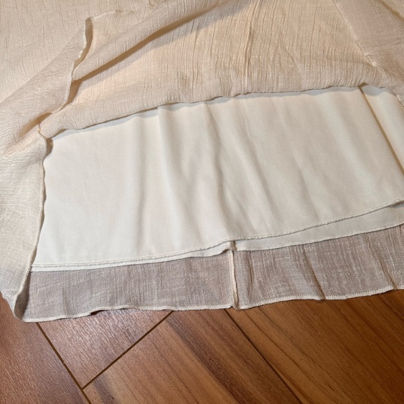 Chic Cream Lace Women's Tank Top - Picture 3 of 7